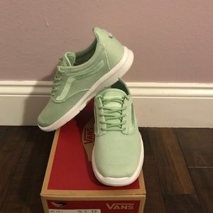 Vans Athletic Shoes; Mint Green.